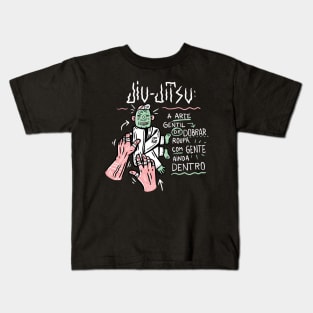 JIU JITSU Arte gentil... Kids T-Shirt